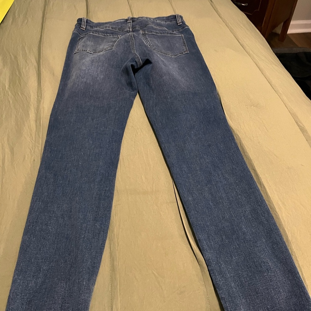 Universal Standard Seine Mid Rise Raw Hem Jeans